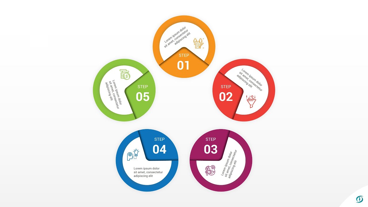 5 Steps Infographic Design For PowerPoint Templates | Free PPT | Free Download | Free Infographics