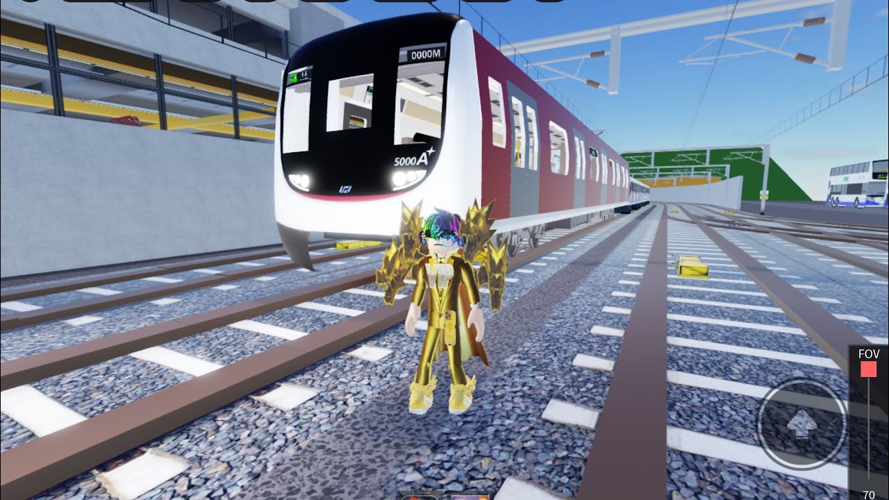 TRR Roblox Star line (參觀勞鐵新列車5000B)