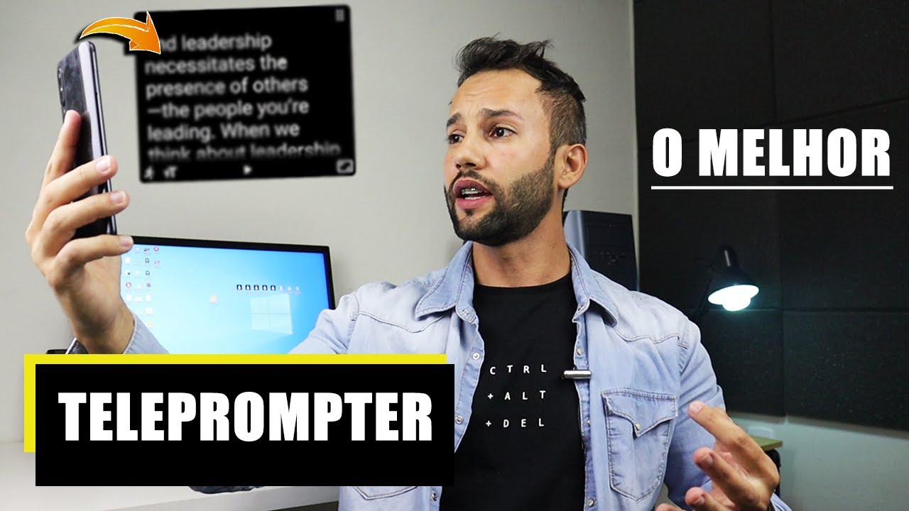 O Melhor Aplicativo de TELEPROMPTER gratuito para Celular Android