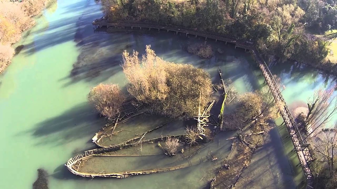 Il cimitero dei burci del Sile