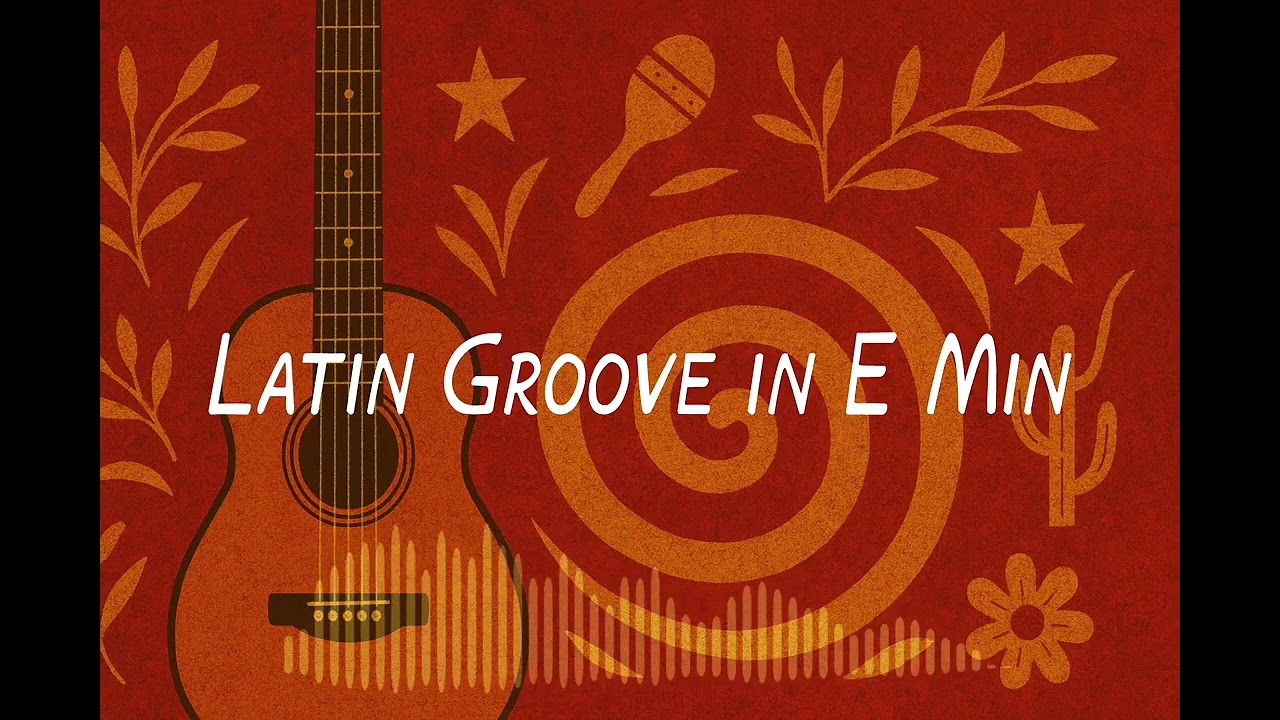 Jam Track 20 - Latin Guitar Backing Track in E Minor