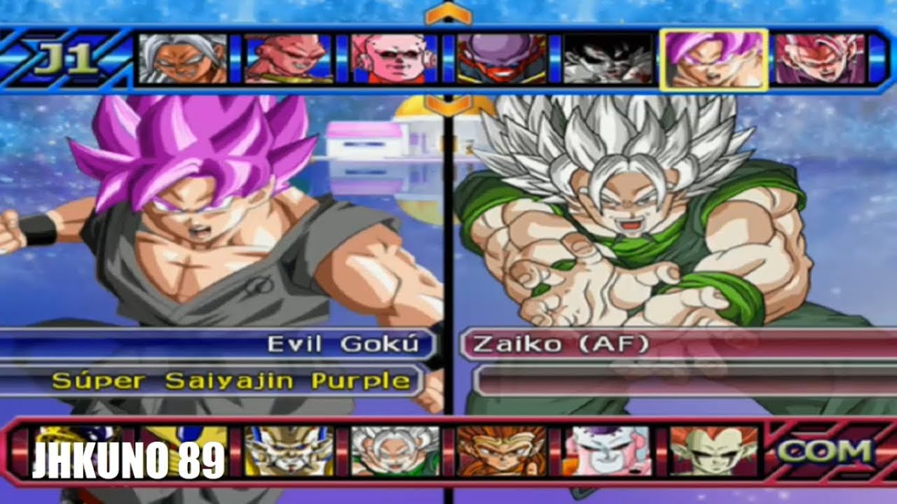 EVIL GOKU SSJ PURPLE TEAM vs ZAIKO TEAM | DRAGON BALL Z BUDOKAI TENKAICHI 3