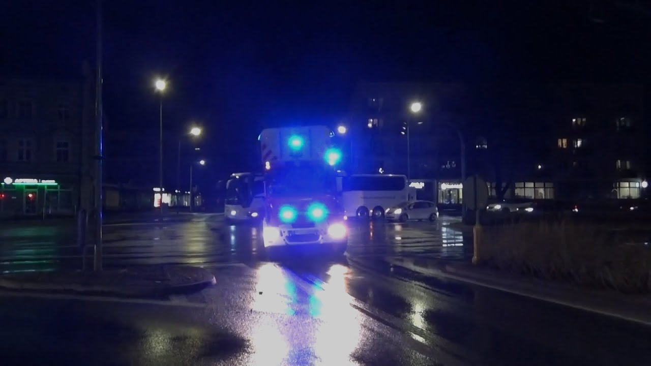 [Arche Hotel monitoring] Dojazd 4 jednostek ochrony przeciwpożarowej JRG1,2 Piła GBA GCBA\GBA SD-37
