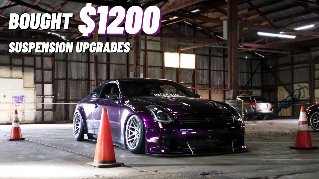 Just Spent $1200 in Suspension UPGRADES / MODS for my G35 !