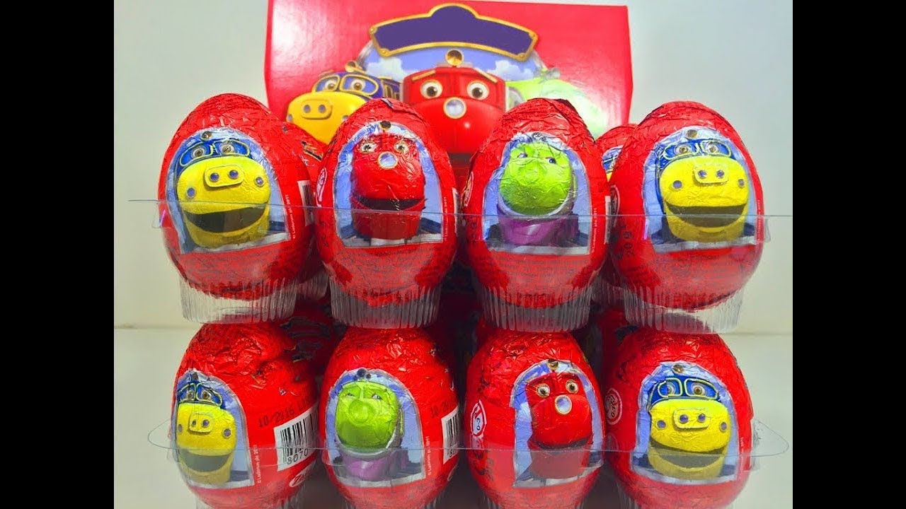 Обзор Коллекции Яиц Сюрприз с Поездами и Паровозиками,Unboxing Surprise Eggs With Trains