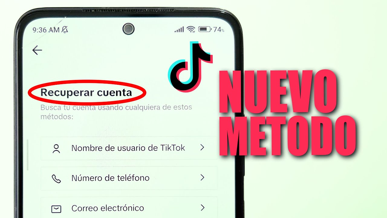 Nuevo método para recuperar cuenta de TikTok