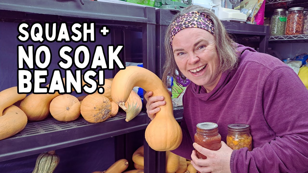 PANTRY CHALLENGE WEEK 2: REBEL CANNING Beans (NO SOAK!) - Plus Homesteader Meals & Ferments