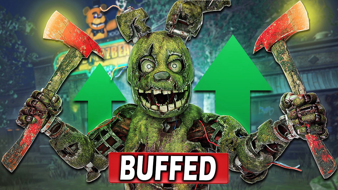 1 Hour of BUFFED Springtrap Gameplay!