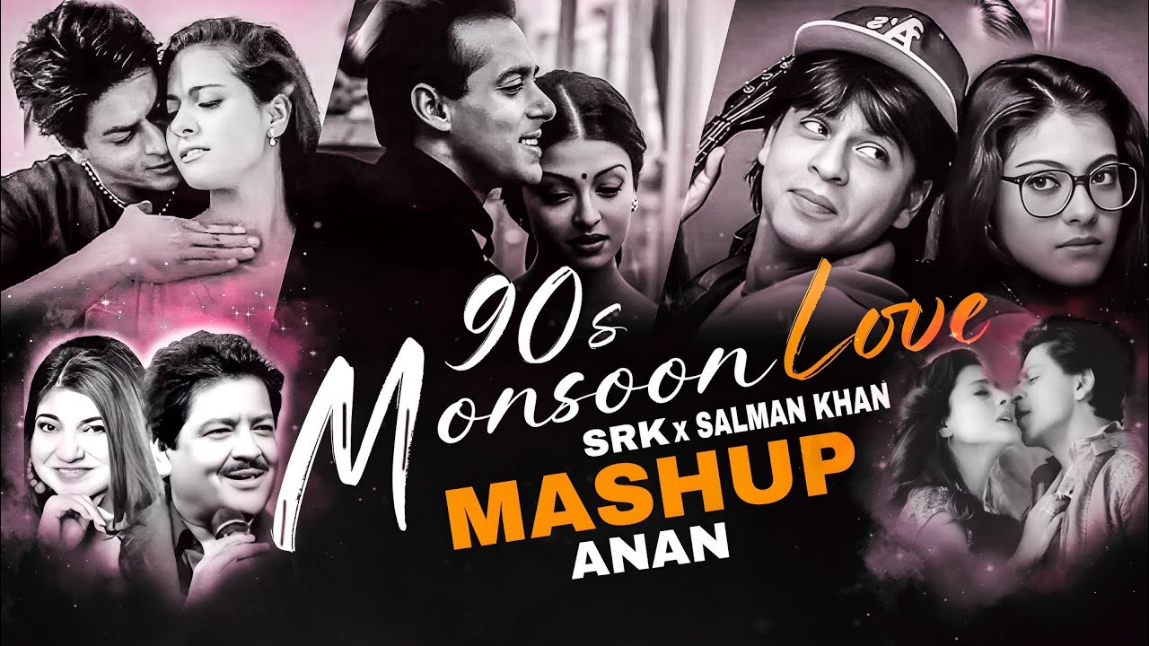 Best Of 90's SRK x Salman Khan Mashup |ANAN | 90's Hits love songs #srk #love #oldsong