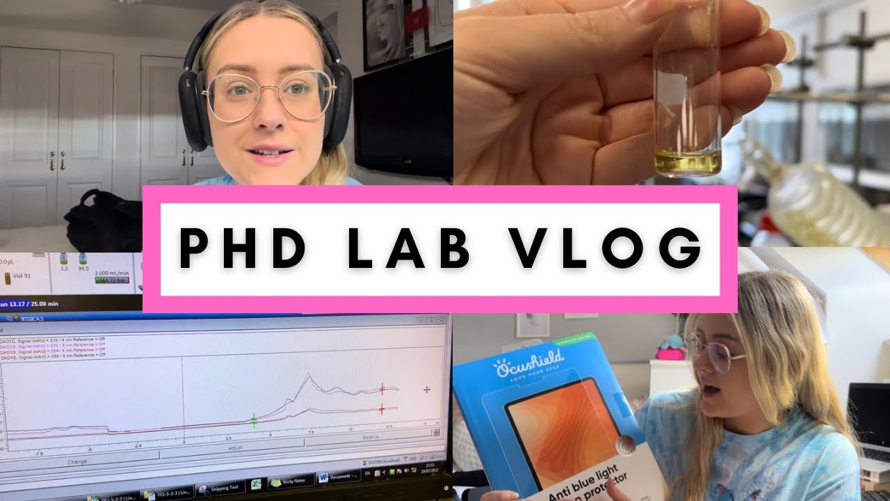 I’M BACK! A week in the life of a chemistry PhD student | PhD lab vlog