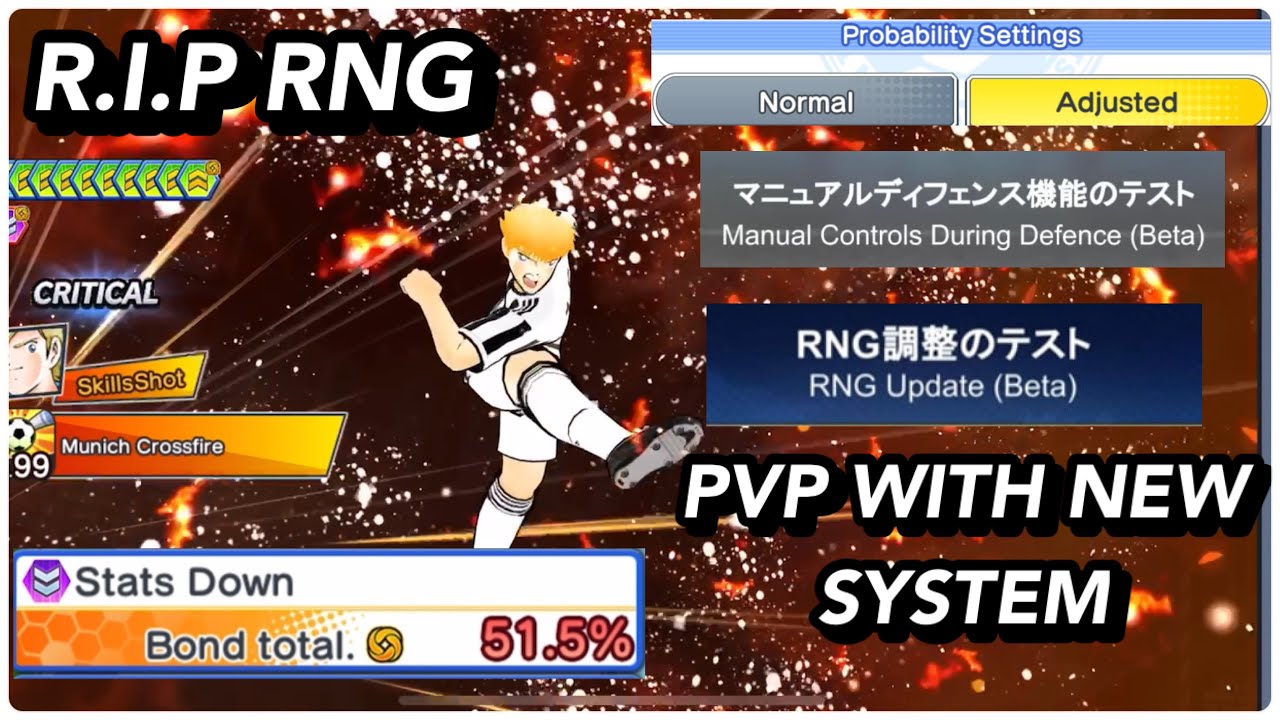 RIP RNG😭😭 PVP WITH NEW SYSTEM. DEBOND 51.5% & MANUAL DEFENSE. CAPTAIN TSUBASA DREAM TEAM