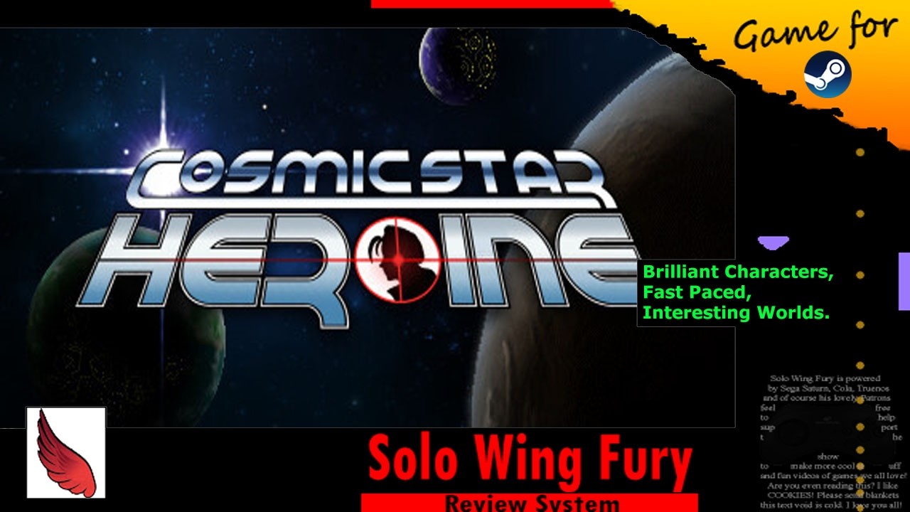 Обзор игры Disco King and Terminator Cockroach Save the Universe: Cosmic Star Heroine (PC).