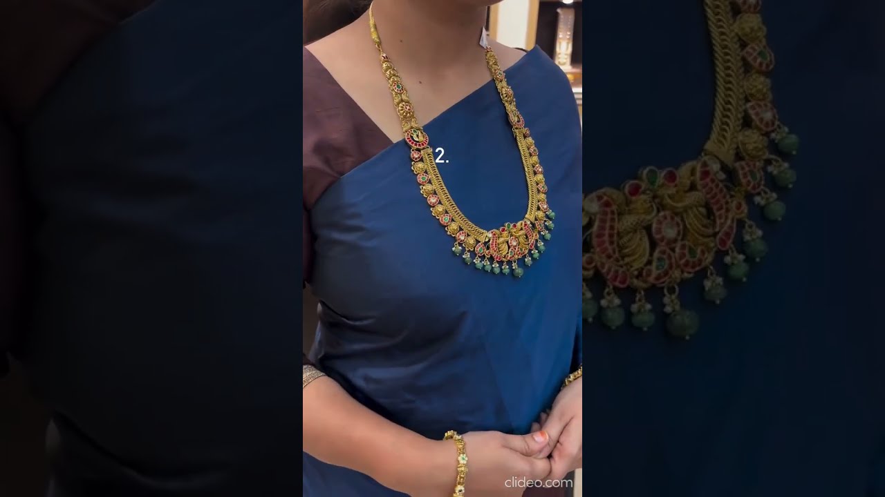 Light weight multi gold haram | Suhas Jewellery || #lightweightjewellery @brideessentials
