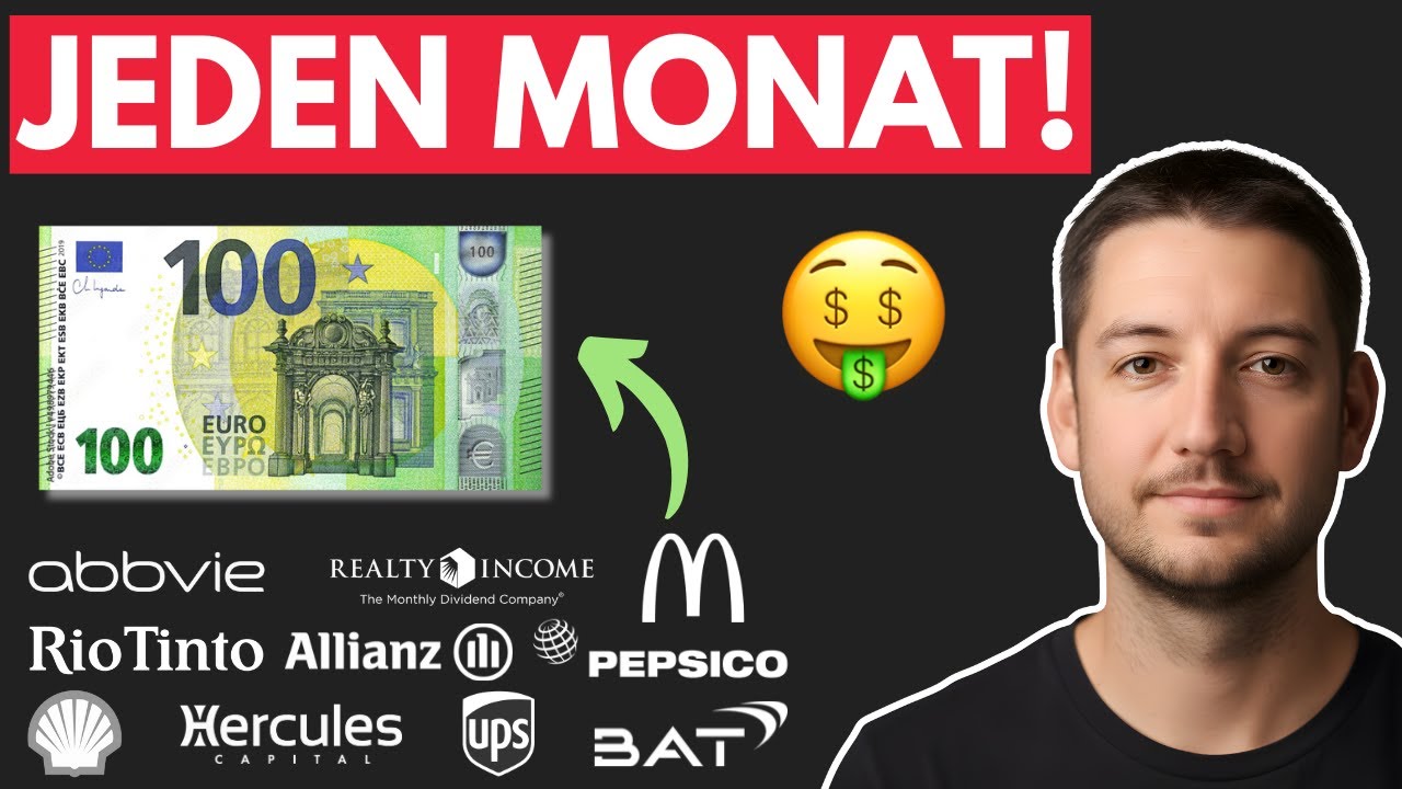 100&euro; Dividende monatlich mit nur 10 Aktien - So geht&rsquo;s! 💰