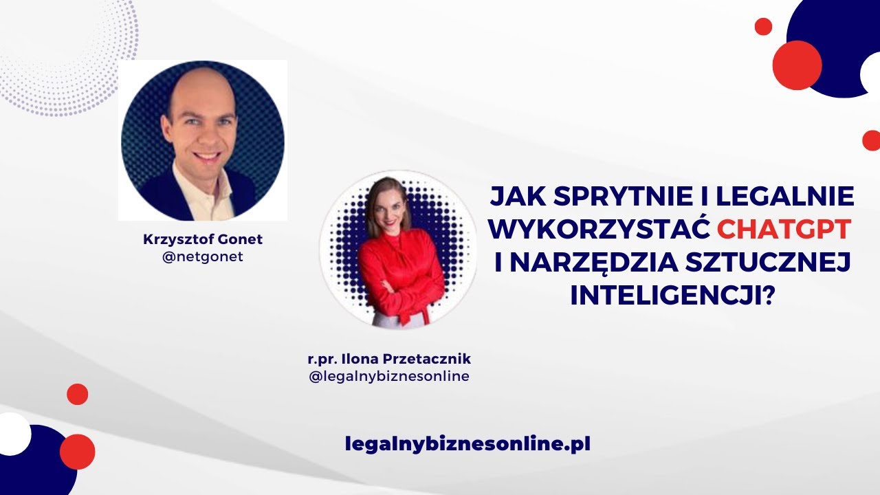 Chat GPT a Prawo I Prawa autorskie w sztucznej inteligencji I Narzędzia sztucznej inteligencji