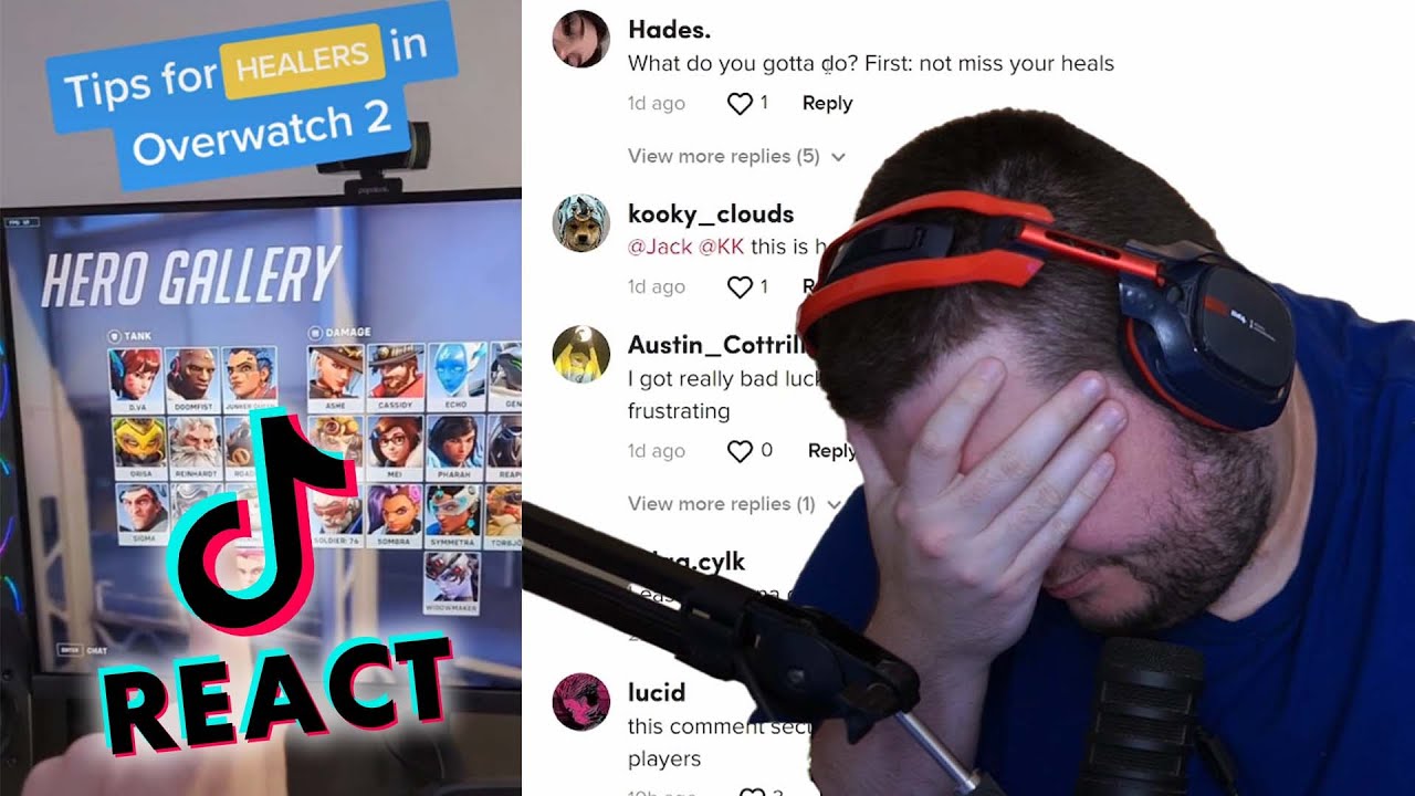 Flats reacts to 0 IQ Tiktok comments about Overwatch 2