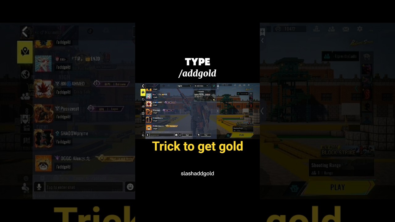 GET FREE GOLD WITH THIS SECRET TRICK! #bloodstrike #gaming #bloodstrikemobile #shortfeed #freegold