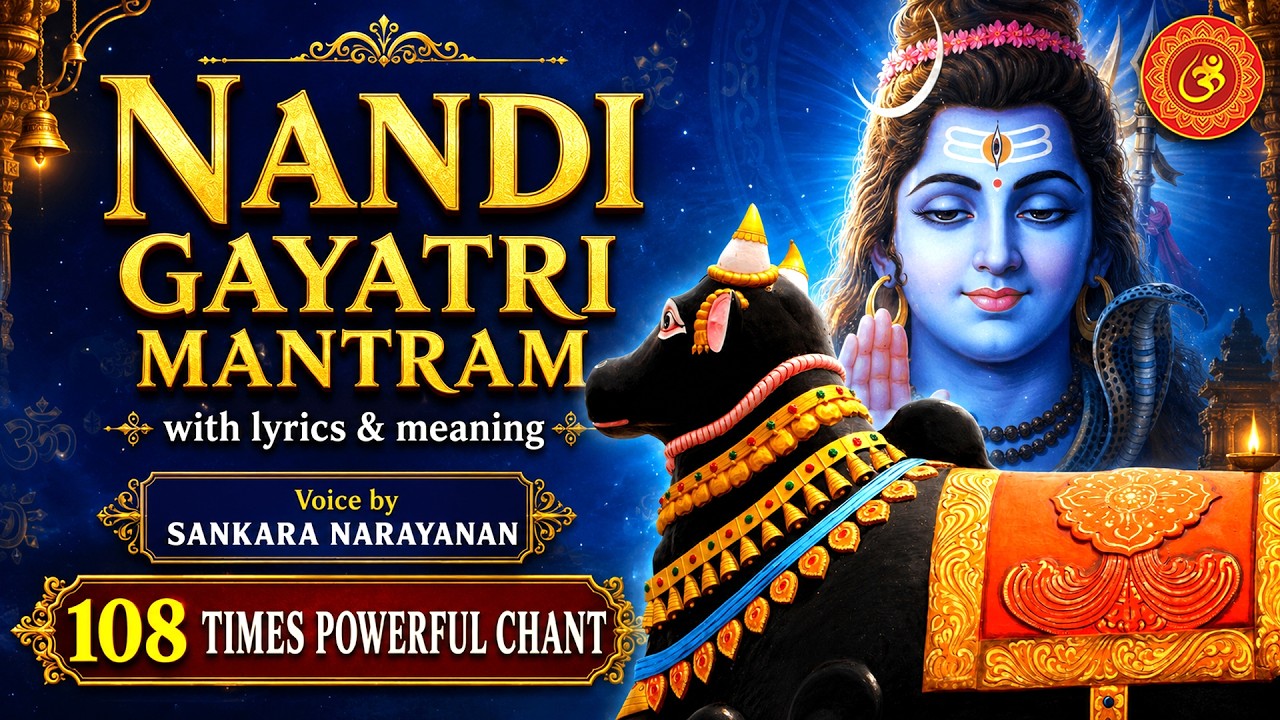 Nandi Gayatri Mantram | Lyrics & Meaning | Soul Sadhana | 108 times chanting