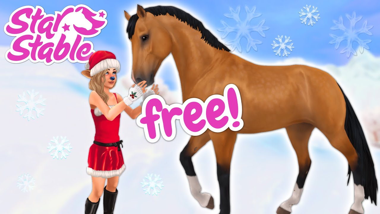 Getting a FREE Horse + Exploring Winter Village! Let's Play Star Stable