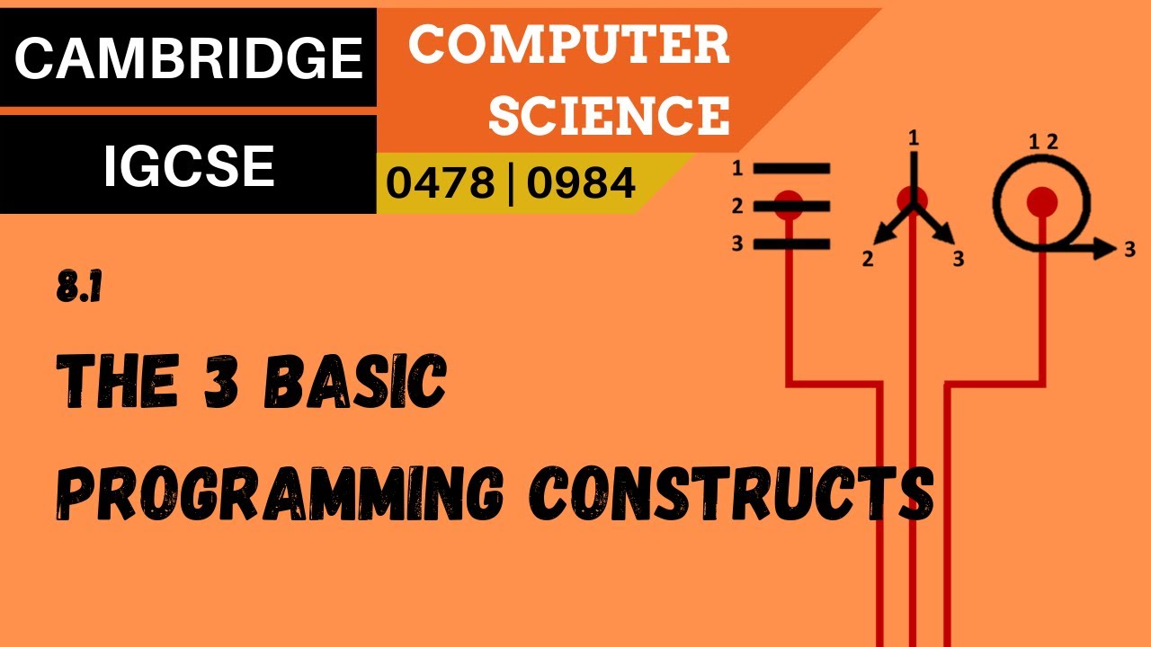 92. CAMBRIDGE IGCSE (0478-0984) 8.1 The use of the three basic programming constructs