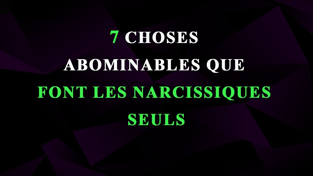 Ce que font les narcissiques en secret lorsqu’ils sont seuls dans leur chambre