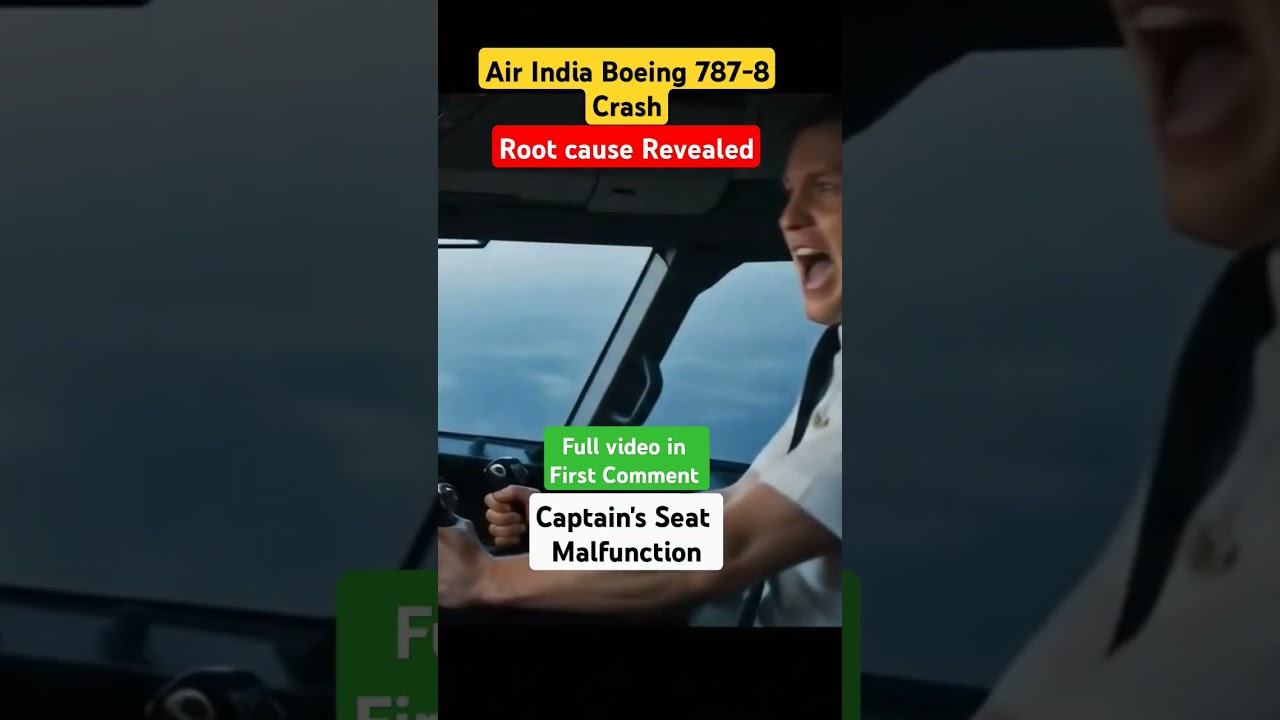 Air India aircraft, a Boeing 787-8 Dreamliner crash reason revealed
