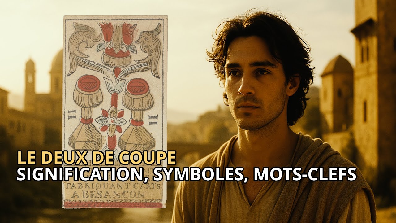 Tarot de Marseille : Le 2 de coupe, signification, symboles, mot-clefs, amour, travail, finances