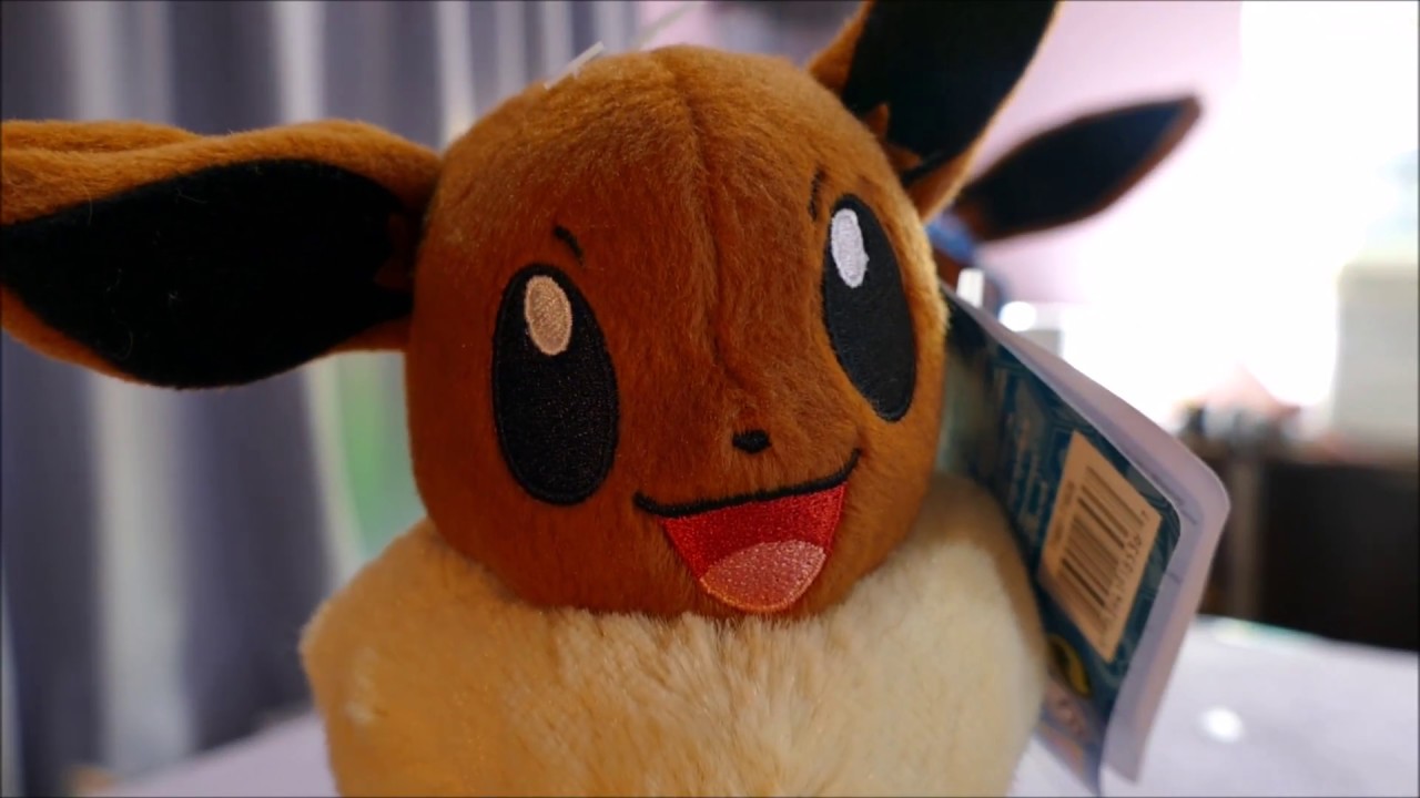 Eevee Plush - Pokemon Soft Toys - Build a Bear & Tomy Small