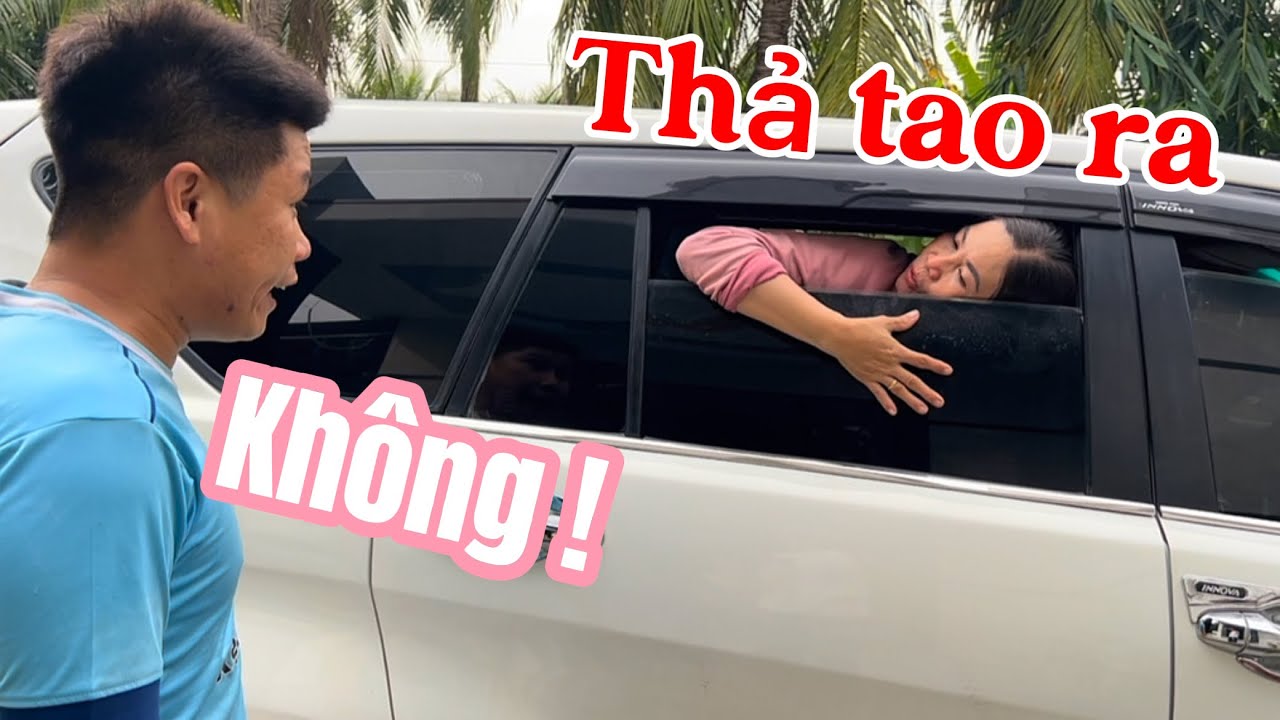 Kiệt Nhốt Bà Út Trong Xe Ô Tô Để Thử Thách 24h Trên Xe 🤣
