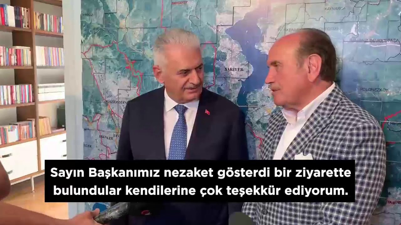 Binali Yıldırım, Kadir Topbaş’ı ziyaret etti