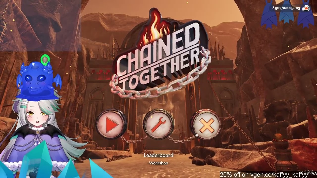 [Chained Together part2] Tied up with @gummidraco AGAIN We got this this time!