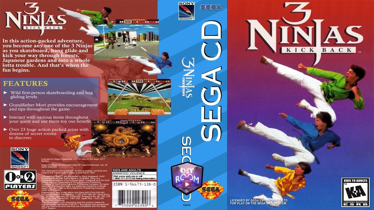 3 Ninjas Kick Back - SEGA GENESIS | Original Sound Track High Quality
