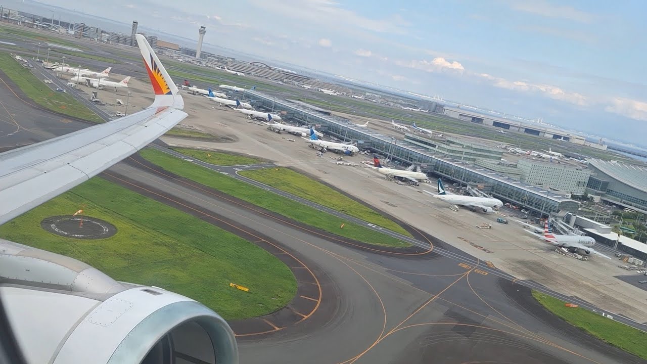 Philippine Airlines Airbus A321-200 [RP-C9901] Full Takeoff from Tokyo Haneda