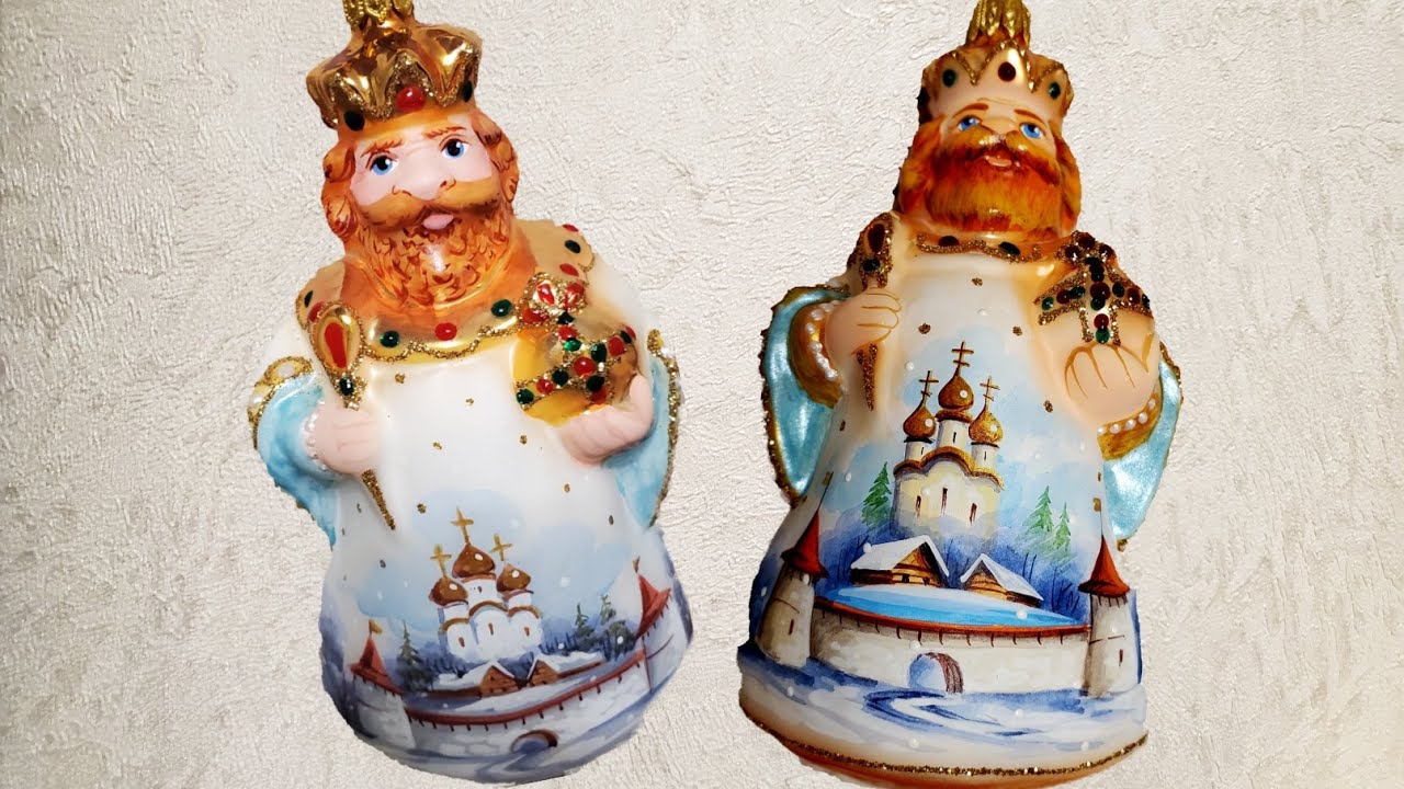 Сравнение акварельных царей от Ариель старого и нового выпуска