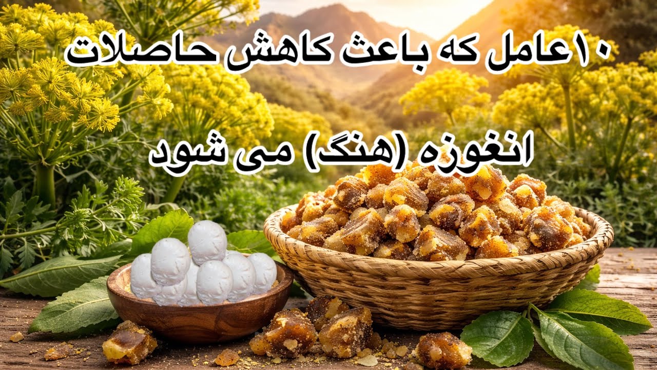 مشکلات عمده انغوزه کاران در افغانستان