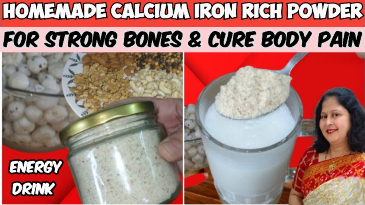 Homemade Magical Powder for Strong Bones, Healthy Heart & Cure Body Pain #calcium #calciumrichfood