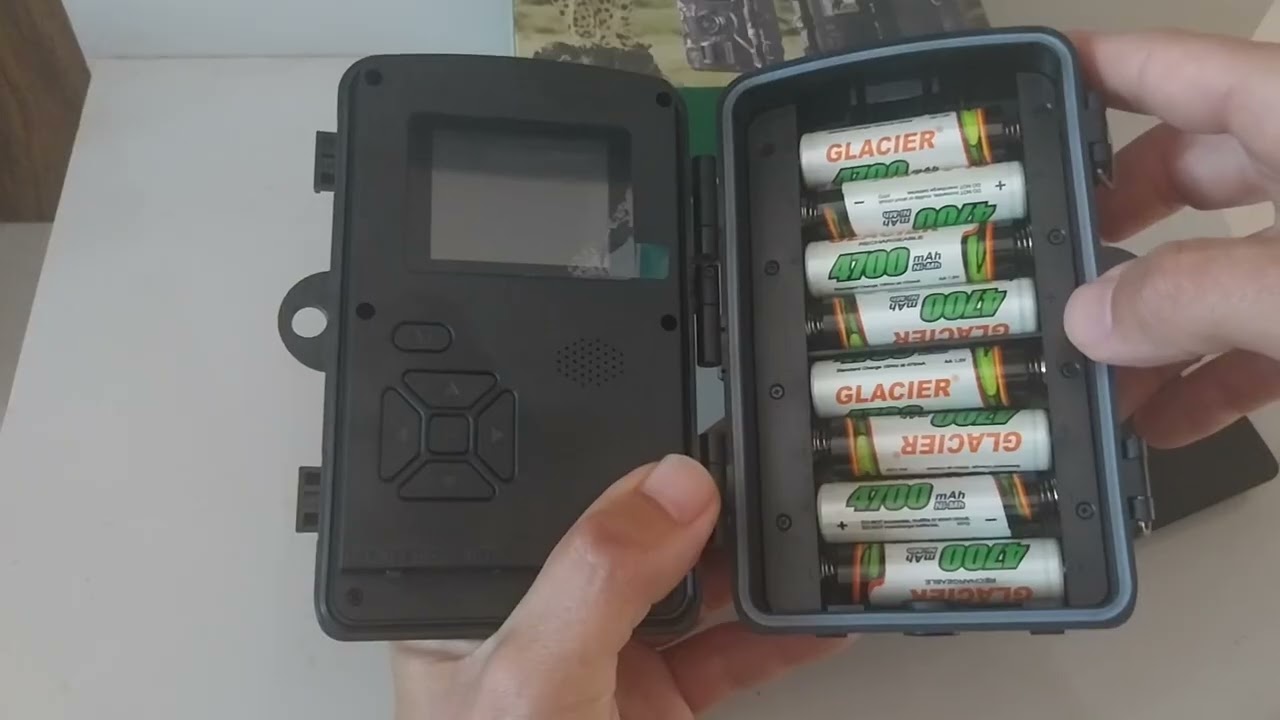 Configuração da câmera de trilha DL001