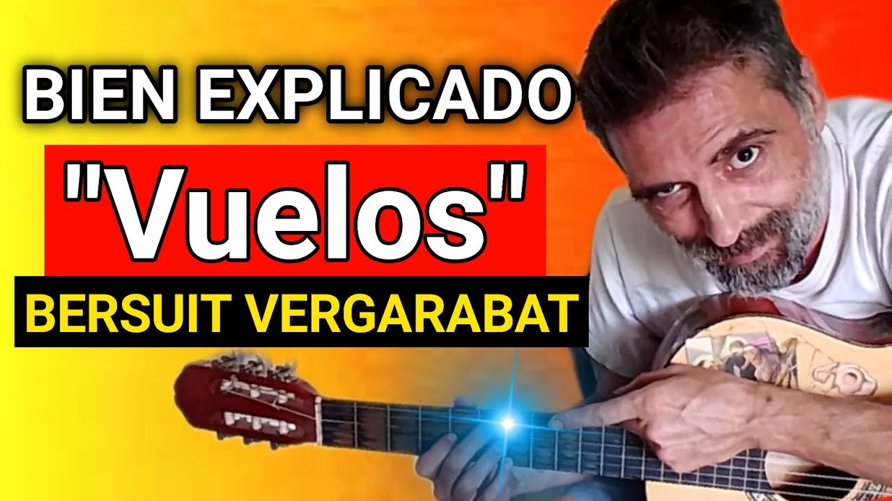 🦎Cómo tocar Vuelos Bersuit Vergarabat Tutorial Guitarra Acordes
