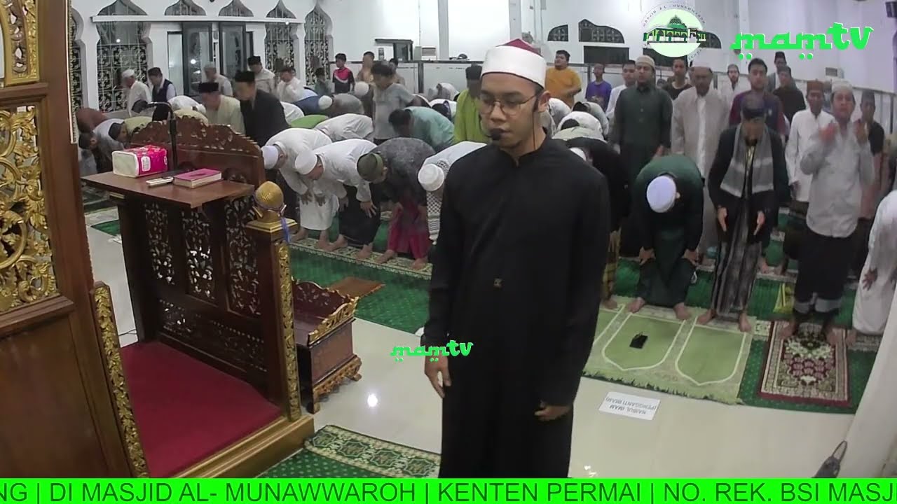 🔴LIVE | SHOLAT SHUBUH DAN CAWISAN AHAD SHUBUH | MASJID AL-MUNAWWAROH KENTEN PERMAI PALEMBANG