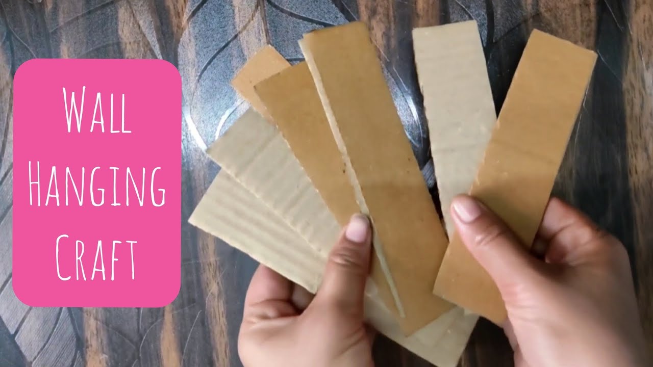 DIY Wall Hanging Craft / Wall decor Craft / Cardboard Craft