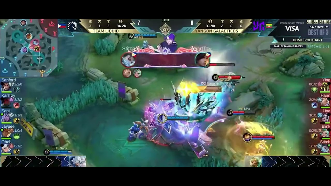 TEAM LIQUID vs YANGON GALACTICOS SWISS STAGE ROUND 4