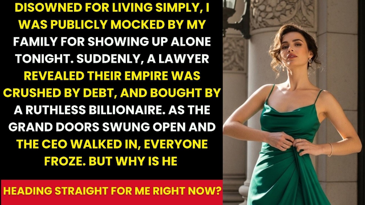 Family Mocked Me for Showing Up Alone... Then the CEO Walked Through the Doors |best revenge