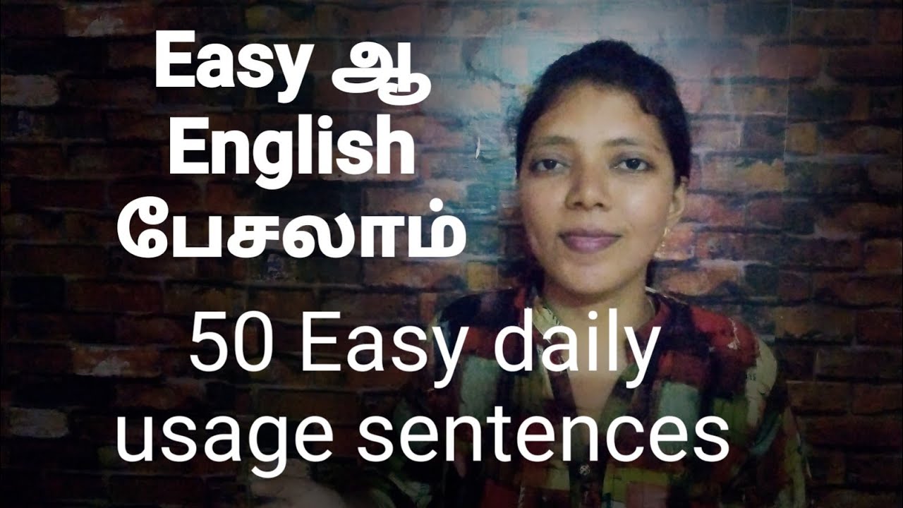 50 Daily usage sentences for English fluency | SpokenEnglish through Tamil