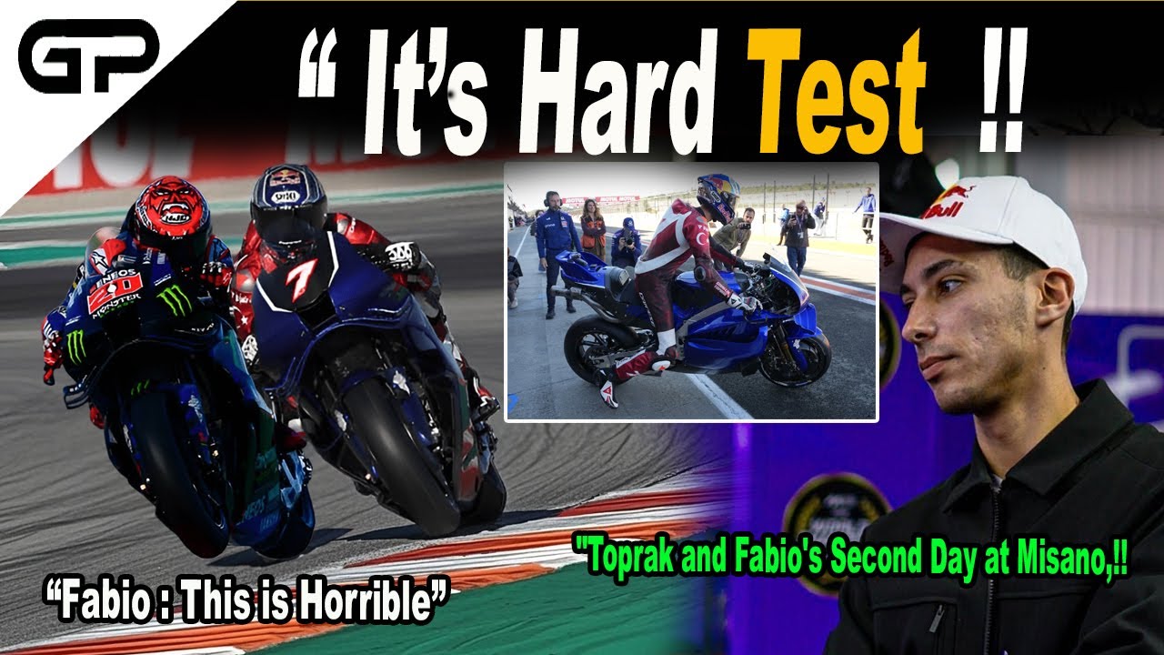 Everyone shock!! MISANO DATA LEAKED! Toprak and Fabio test the Yamaha V4 on Day 2 today! MOTOGP 2026