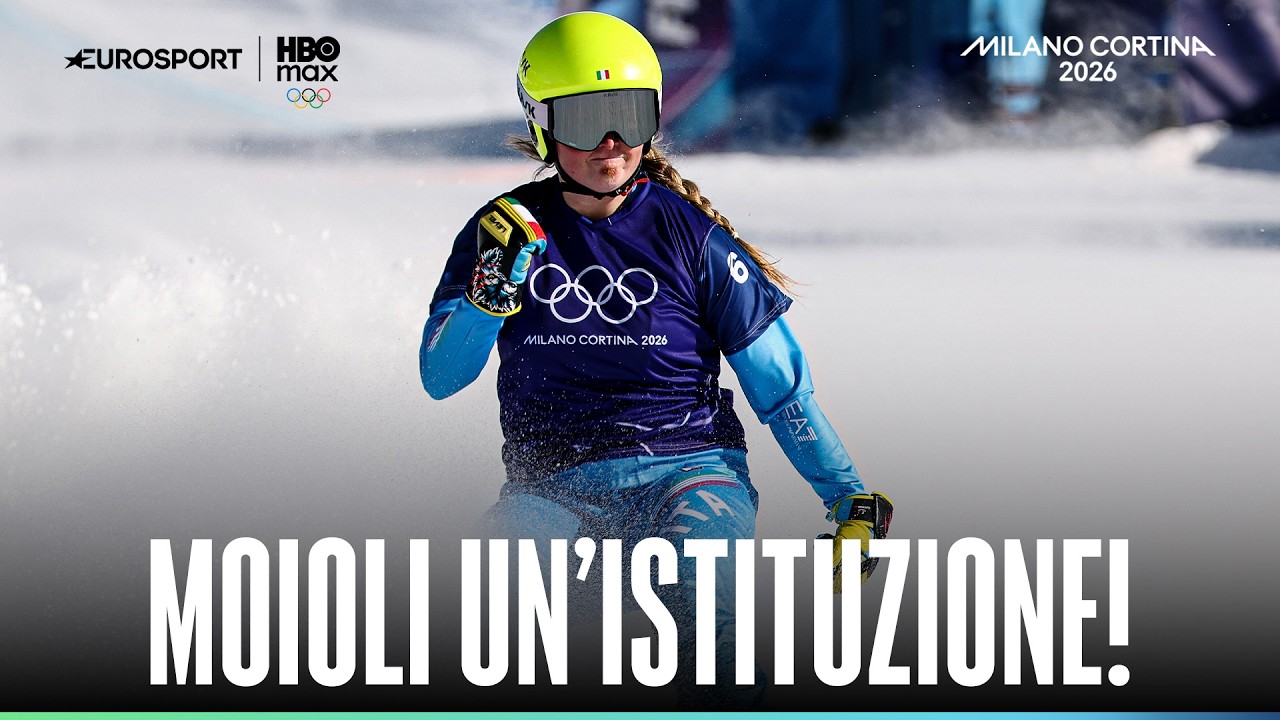 MOIOLI sei MAGICA! Bronzo nello snowboard cross e terza medaglia in carriera | #MilanoCortina2026