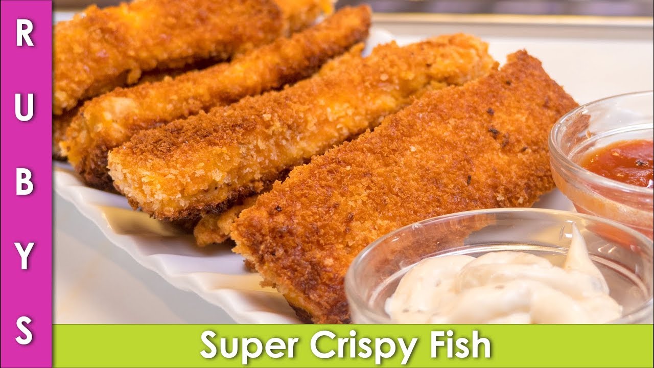 Tali Hui Crispy Machli Panko Crusted Salmon Recipe in Urdu Hindi - RKK