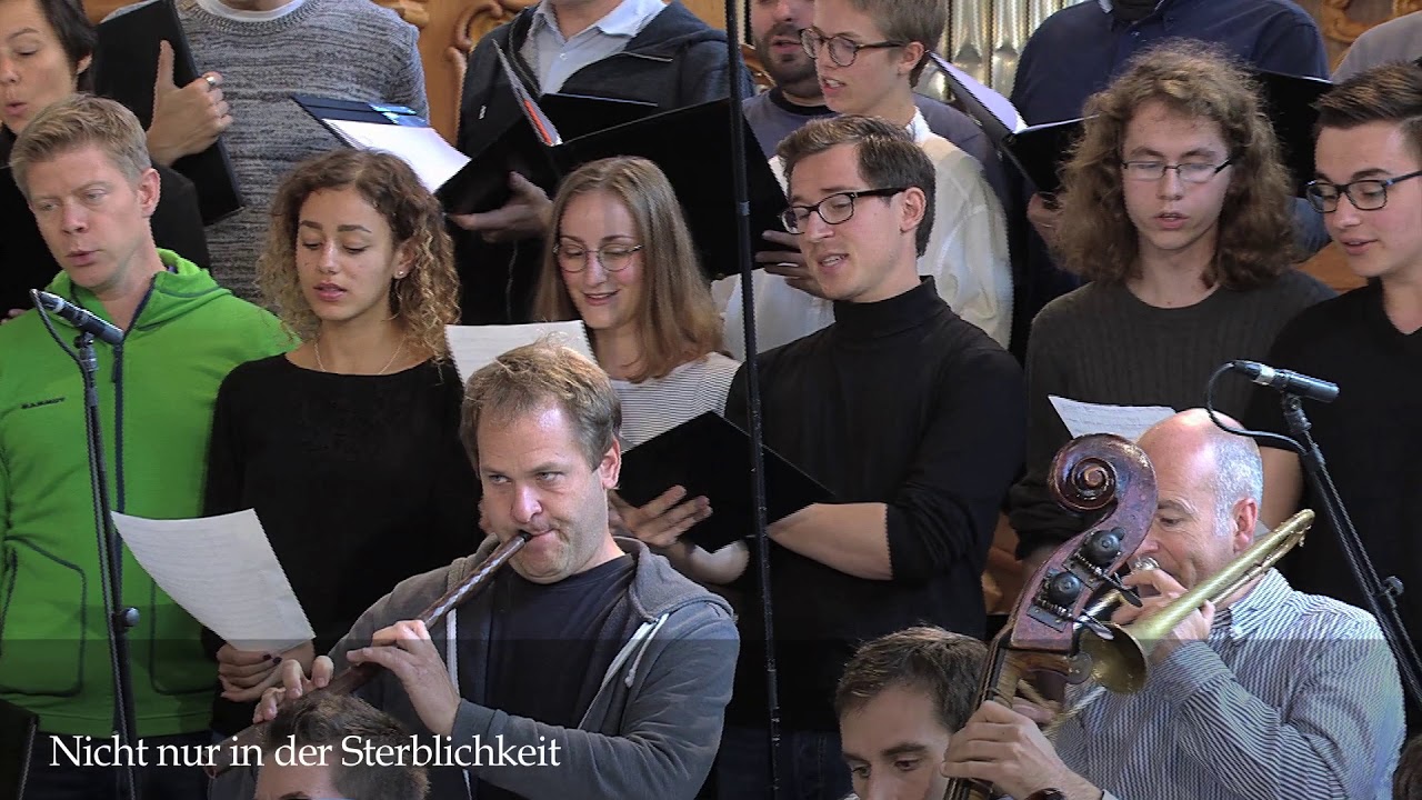 Kantonsschule St. Gallen meets Rudolf Lutz and BWV 25 (J.S. Bach Foundation)