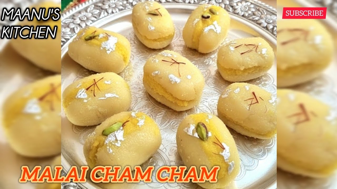 MALAI CHAM CHAM RECIPE | DIWALI SPECIAL MALAI SANDWICH | MAANU'S KITCHEN