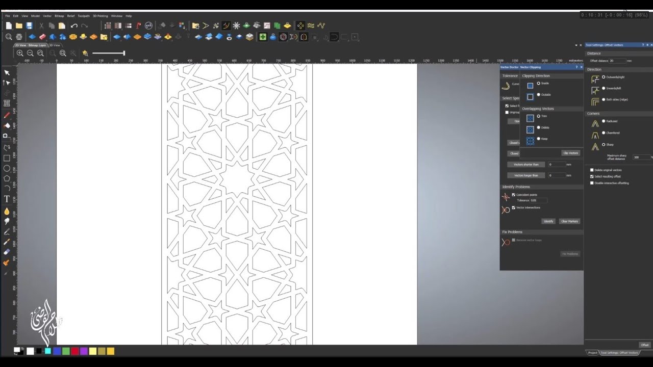 تصميم زخارف اسلامية بسرعة جــــدا #ArtCAM 2018