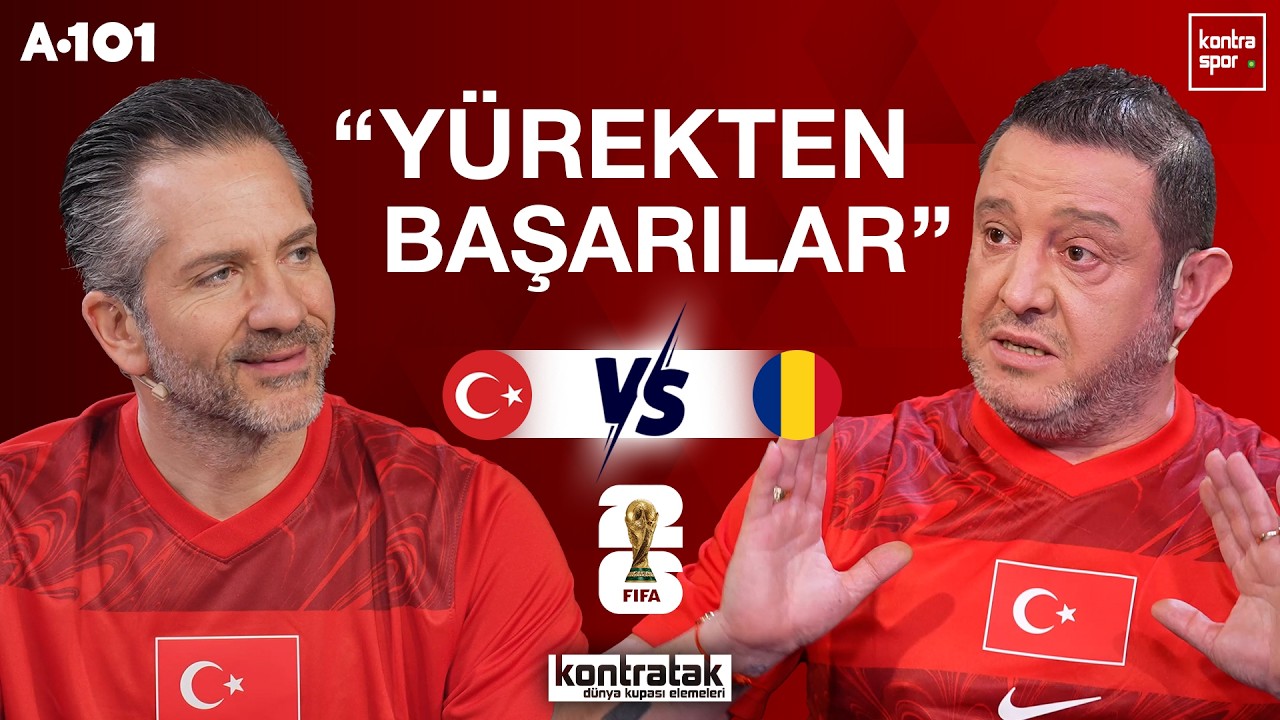 🔴 CANLI | T&uuml;rkiye - Romanya Ma&ccedil; &Ouml;n&uuml; | Nihat Kahveci, Nebil Evren | Kontratak